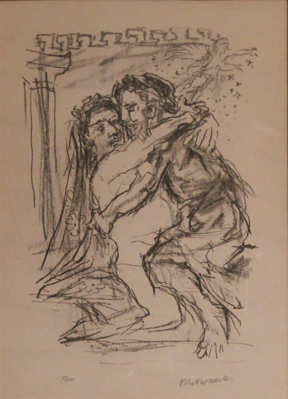 Appraisal: OSCAR KOKOSCHKA RUSSIAN - THE ODYSSEY Lithograph x in sight