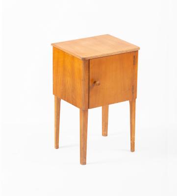 Appraisal: Gordon Russell Workshops A veneered oak bedside cupboard s on