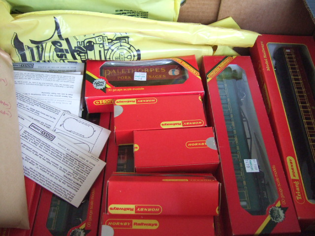 Appraisal: A quantity of Hornby gauge coaches track and accessories including