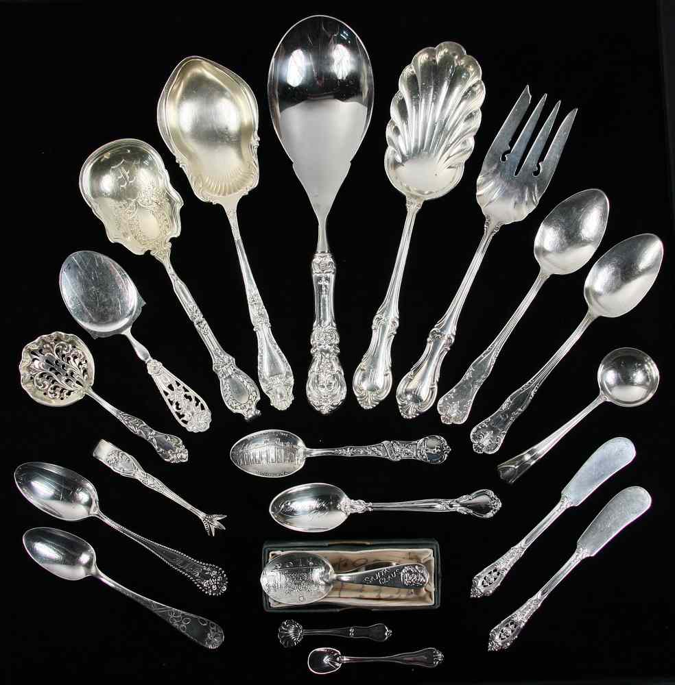 Appraisal: PCS MISC STERLING FLATWARE - Including assorted serving pieces assorted