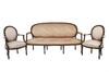 Appraisal: PARLOR SUITE - Seven piece Louis XV upholstered parlor suite