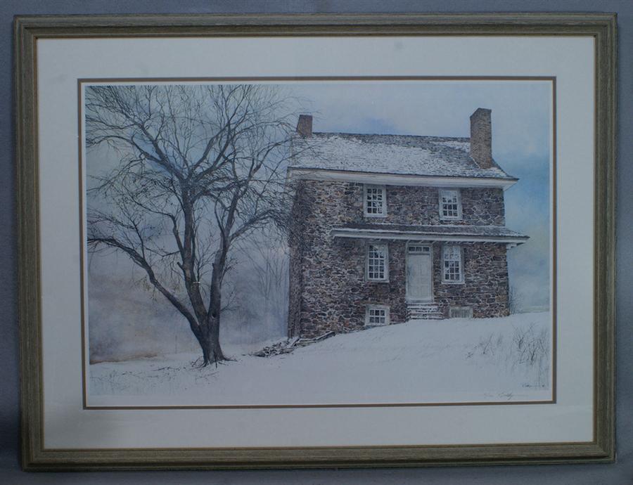 Appraisal: Peter Sculthorpe American th c LE colored print John Chad