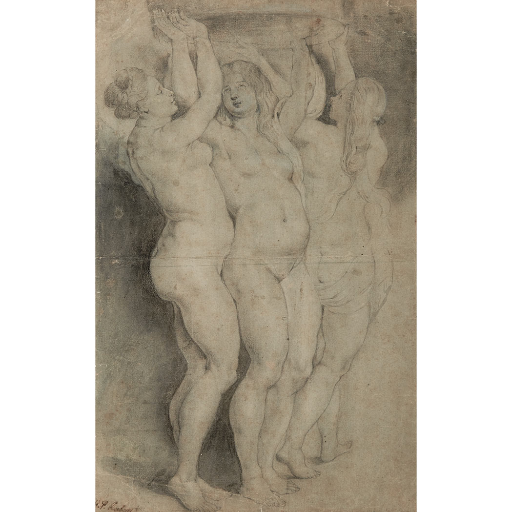 Appraisal: Studio of Sir Peter Paul Rubens Three Graces Inscribed P