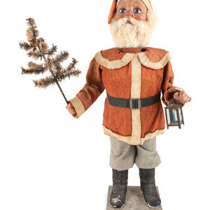 Appraisal: A Wind-Up Santa Claus Nodder Likely German Circa with winding