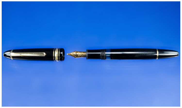 Appraisal: Montblanc Pen A Montblanc Meisterstuck German C In black and