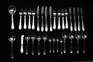 Appraisal: Georg Jensen Continental Serving Set Georg Jensen Continental sterling silver