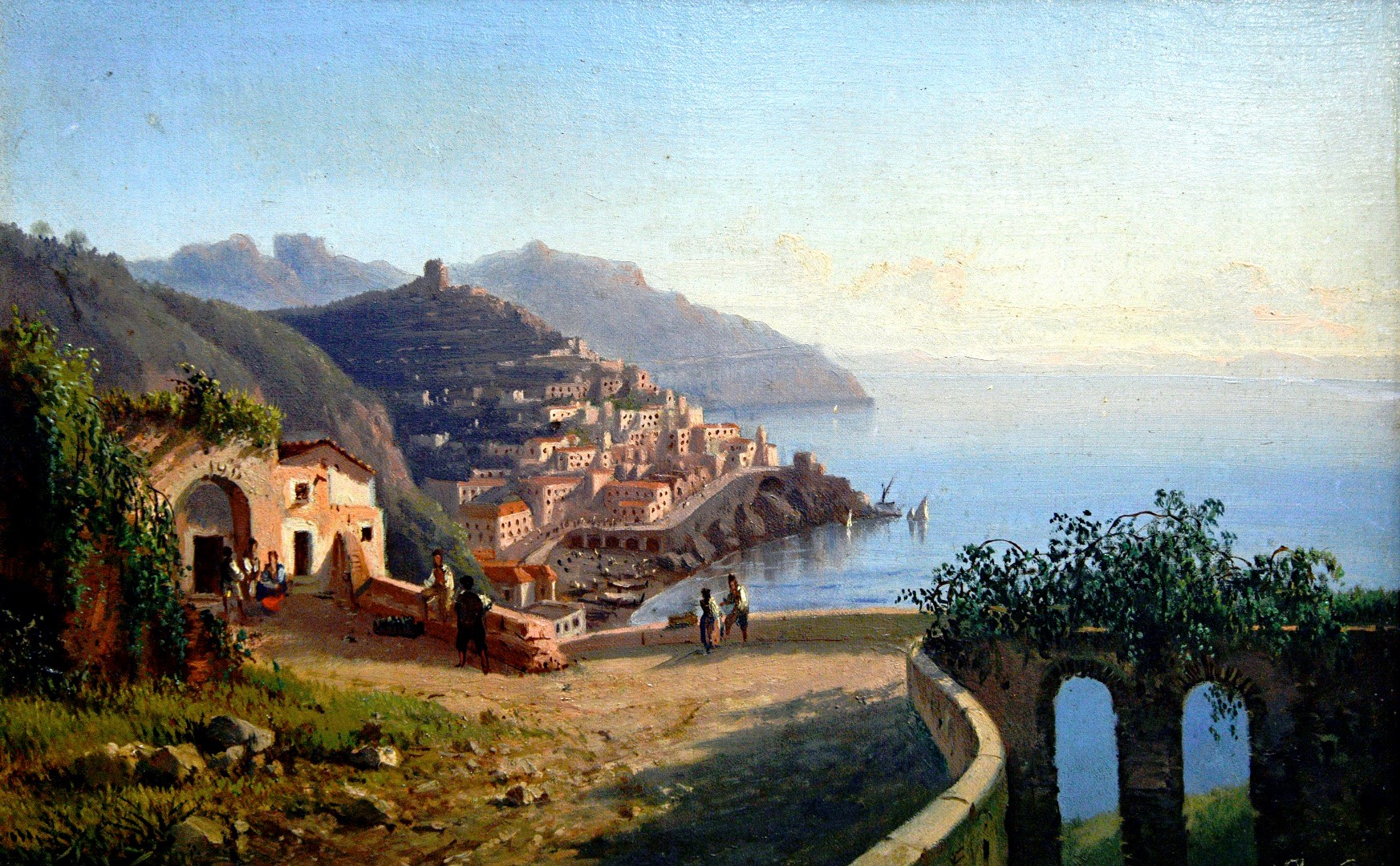 Appraisal: Achille Solari - Views of the Bay of Naples a