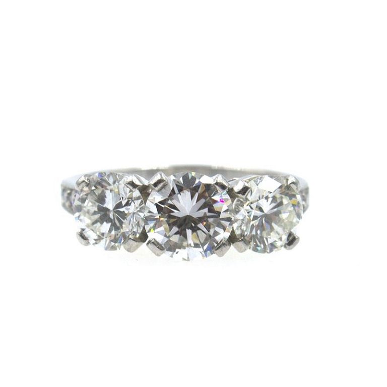 Appraisal: Tiffany Company Tiffany Company Carat Three This timeless Tiffany Company