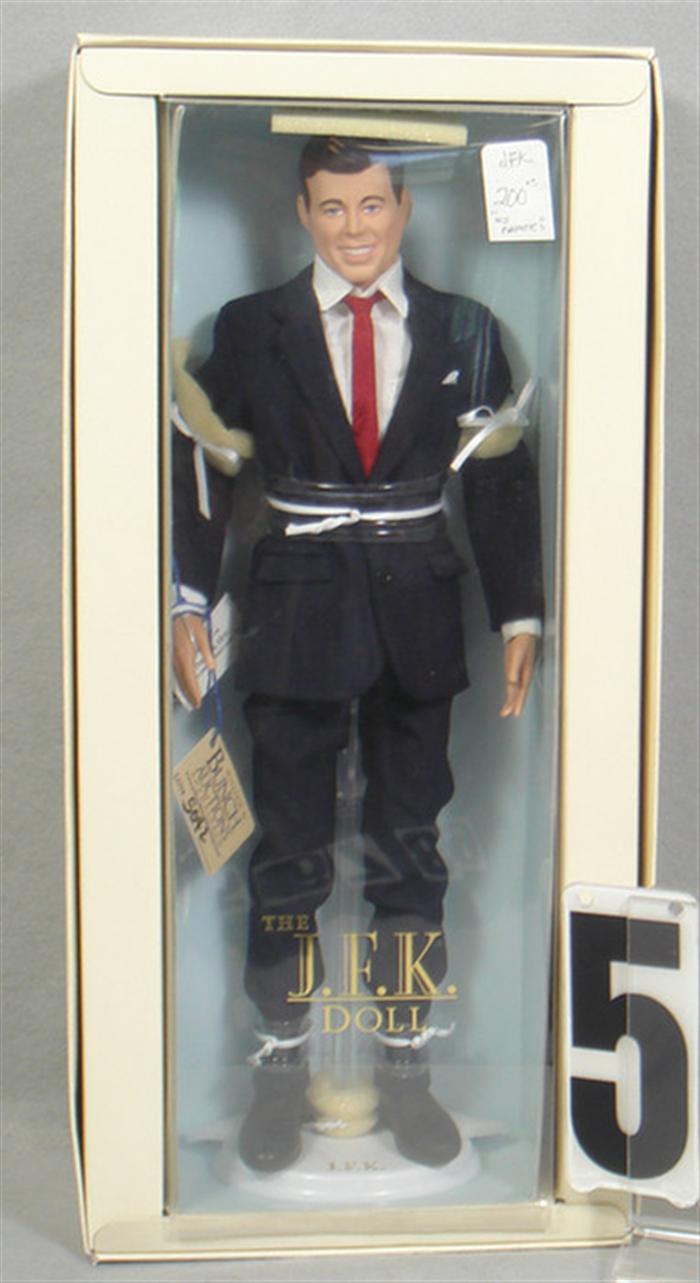 Appraisal: Franklin Mint JFK Doll vinyl all original mint in original