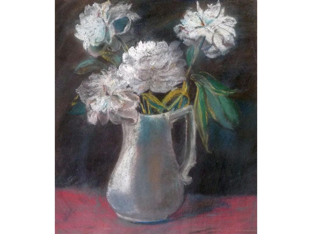 Appraisal: ATTRIBUTED TO THEODORE MAJOR - PASTEL DRAWING 'Jug of white