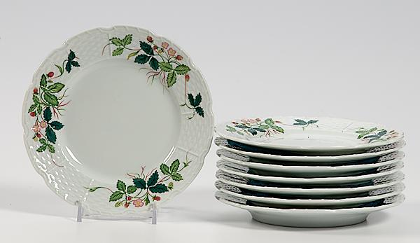 Appraisal: LIMOGES CERALENE GEORGE SAND BREAD AND BUTTER PLATES PLUS Limoges