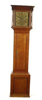 Appraisal: An th century oak cased longcase clock with a thirty