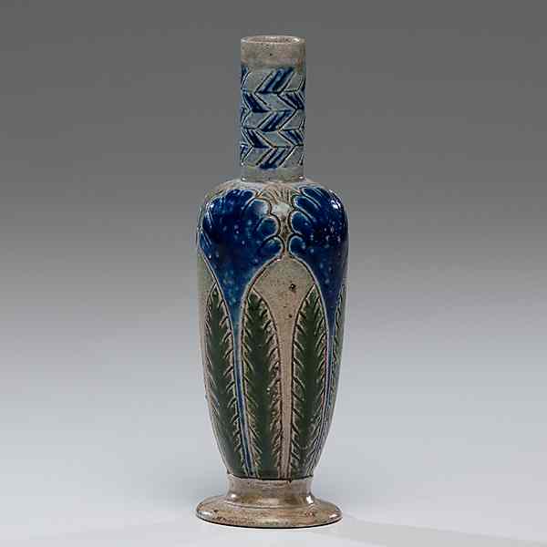 Appraisal: Martin Brothers Vase English - A stoneware vase by Martin