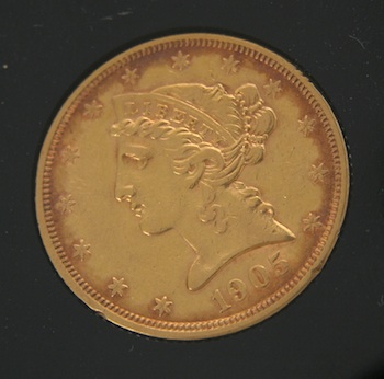 Appraisal: -S Five Dollar U S Gold Coin Coronet Liberty head