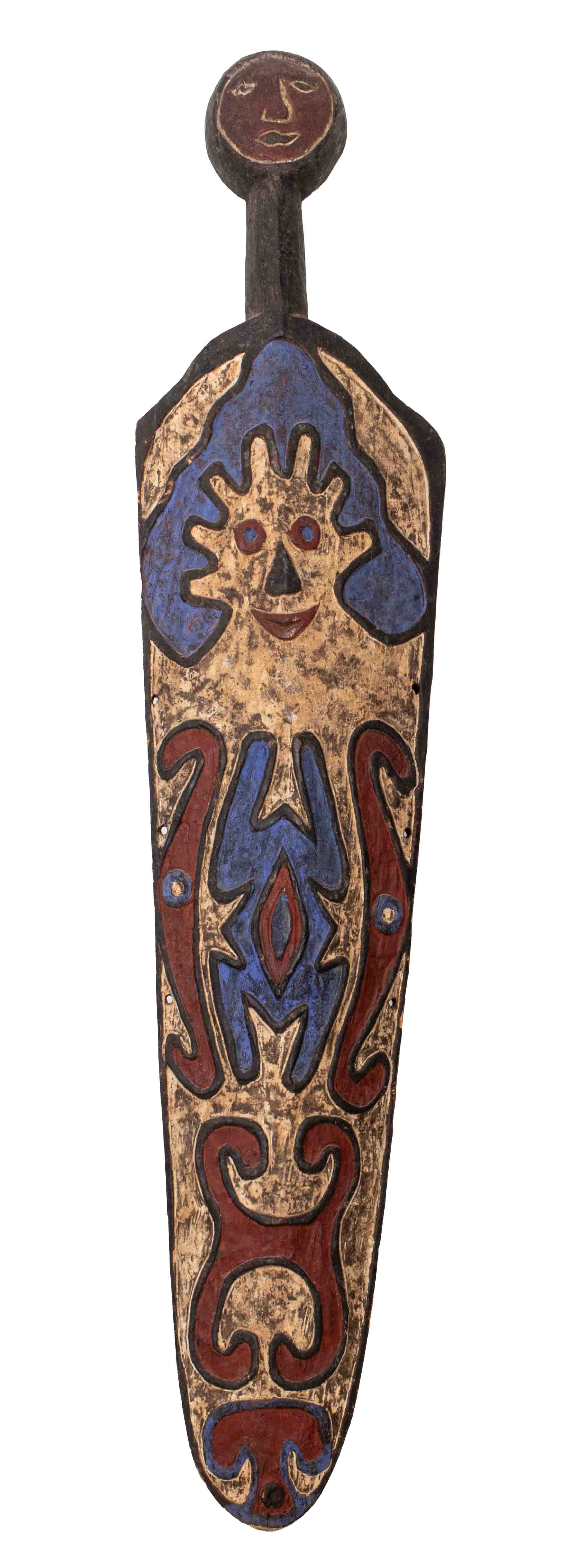 Appraisal: OCEANIC SPIRIT BOARD POSSIBLY PAPUA NEW GUINEA Oceanic spirit board