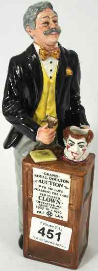 Appraisal: Royal Doulton Figure The Auctioneer HN boxed