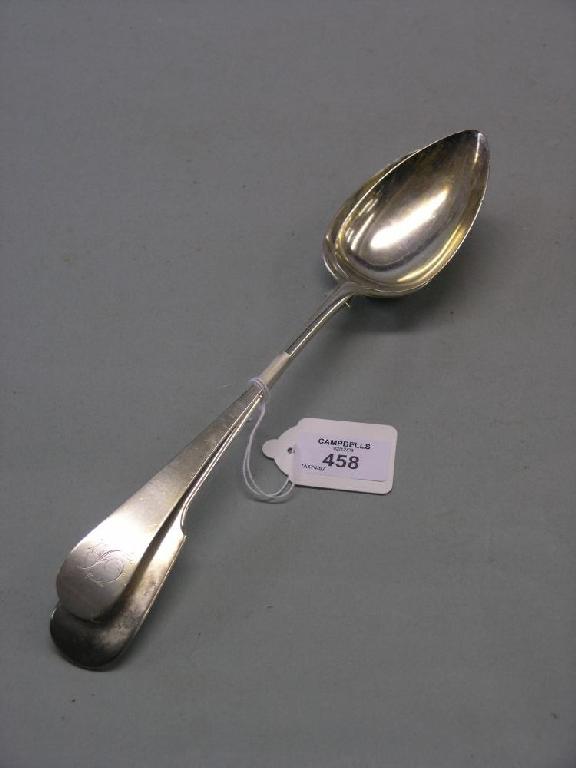 Appraisal: Two silver basting spoons London and