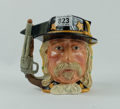 Appraisal: Royal Doulton Large Two Sided Character Jug George Armstrong Custer