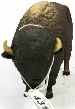 Appraisal: Wade World of Survival Model of Buffalo horn restuck