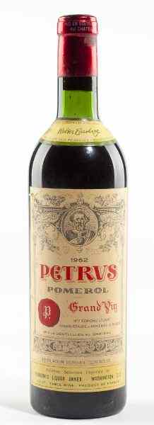 Appraisal: Chateau PetrusPomerol bottlehs ssosAcquired from a lifelong fine wine collector