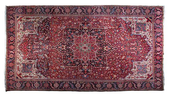 Appraisal: Sale Lot A Heriz Wool Rug first half th century