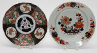 Appraisal: JAPANESE IMARI CHINESE EXPORT PORCELAIN PLATES JAPANESE IMARI CHINESE EXPORT