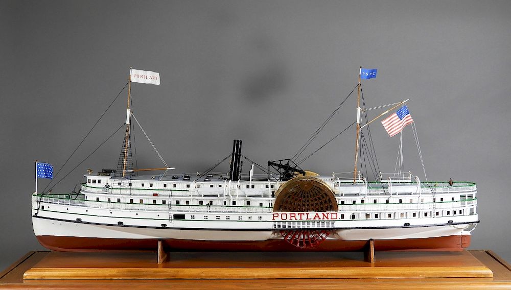 Appraisal: P S Portland Bluejacket Steamer Ship Boat Model United States