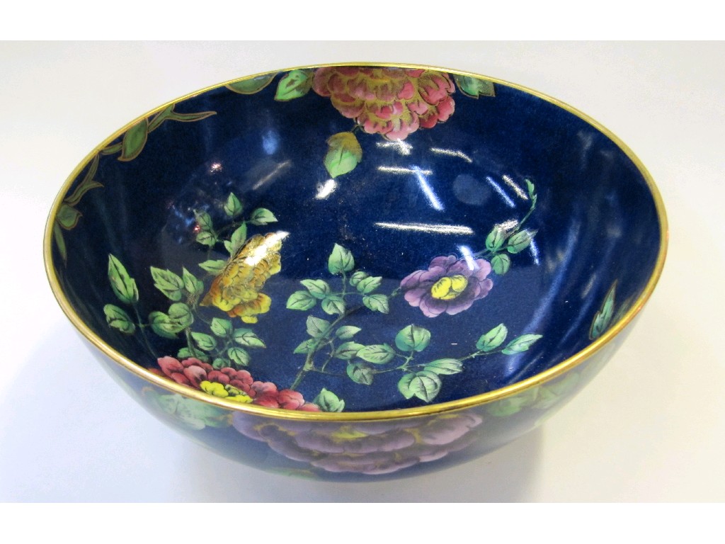 Appraisal: Maling Peony bowl on blue ground