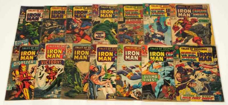 Appraisal: Lot of Iron Man Captain America Comic Books Includes assorted