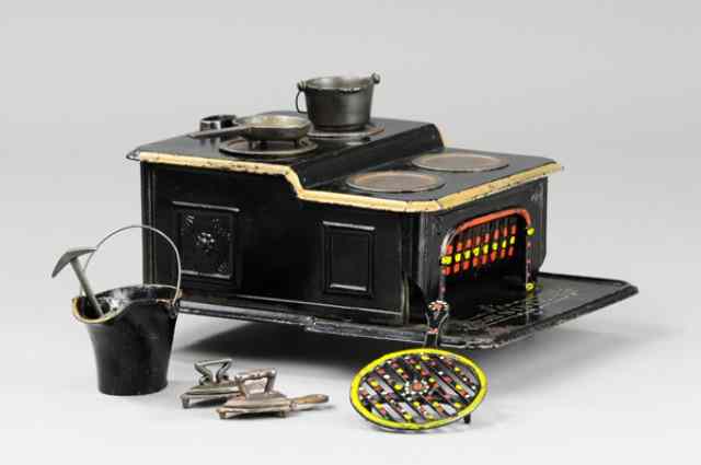 Appraisal: LARGE SIZE J E STEVENS ''BAY STATE'' STOVE Late 's