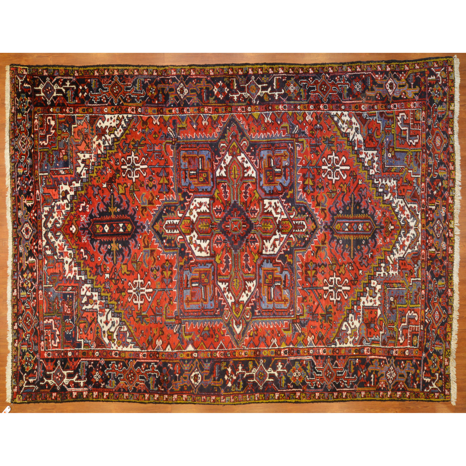 Appraisal: HERIZ CARPET PERSIA X Third quarter- th century hand-knotted wool