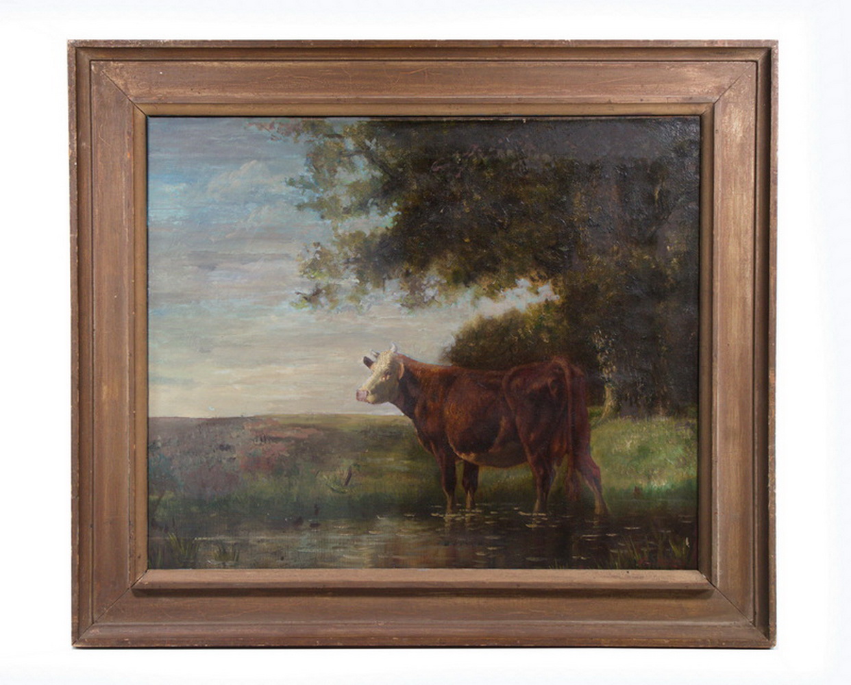 Appraisal: EMIL W LENDERS UK GERMANY - Pastoral Scene of a