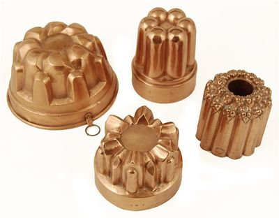 Appraisal: A Victorian copper jelly mould by Benham and Froud with