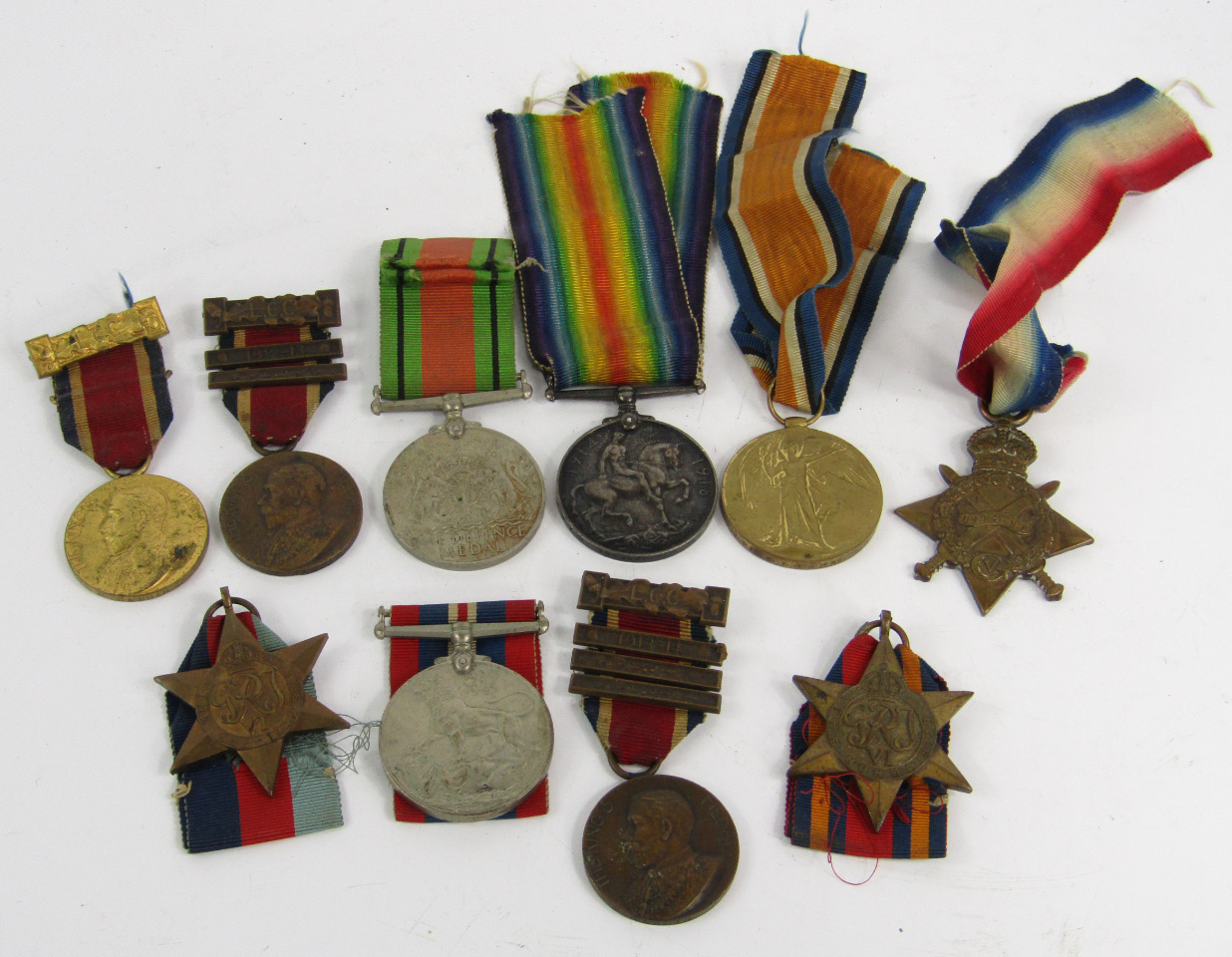 Appraisal: Three WWI medals to Pte E T Jardine RAMC comprising