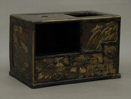 Appraisal: Japanese Lacquer Box in x in x in