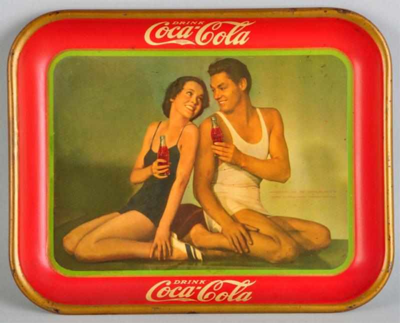 Appraisal: Coca-Cola Serving Tray Surface appears slightly dull due to expert