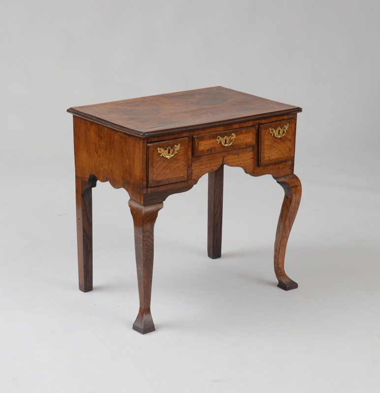 Appraisal: GEORGE II ELM LOW BOY With a rectangular top with