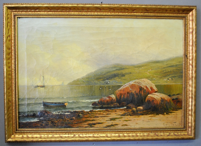 Appraisal: - Furst Emile American th th c oil on canvas