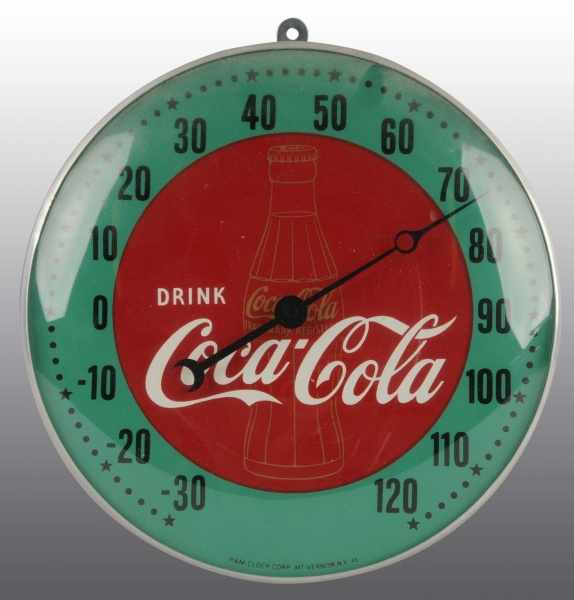 Appraisal: Drink Coca-Cola Thermometer Description Beautiful example with only very light