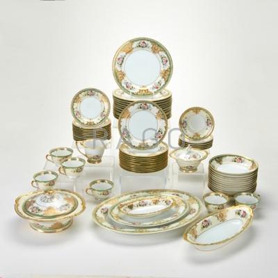 Appraisal: NORITAKE Partial sabina dinnerware service for ten sixty-four pieces twelve