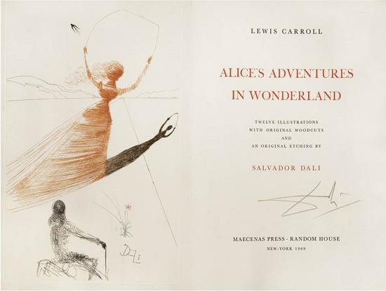 Appraisal: DALI Salvadore and Lewis CARROLL Alice s Adventures in Wonderland