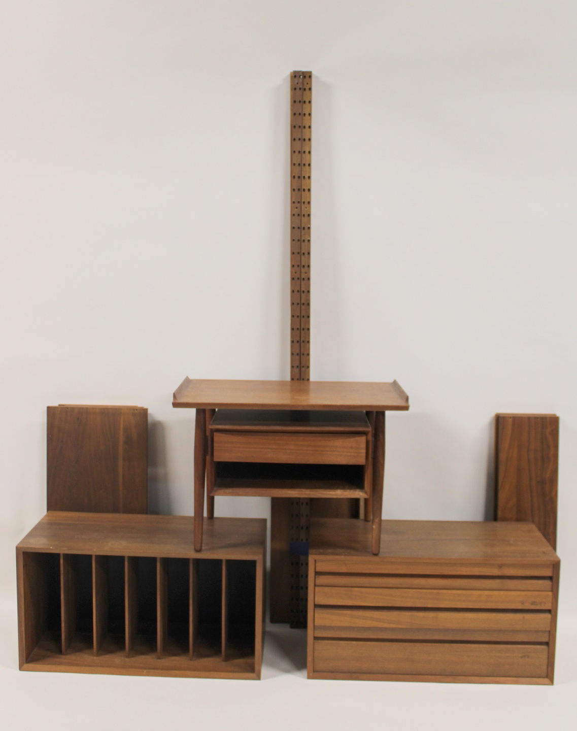 Appraisal: MIDCENTURY CADO WALL UNIT A TEAK NIGHT STAND To include