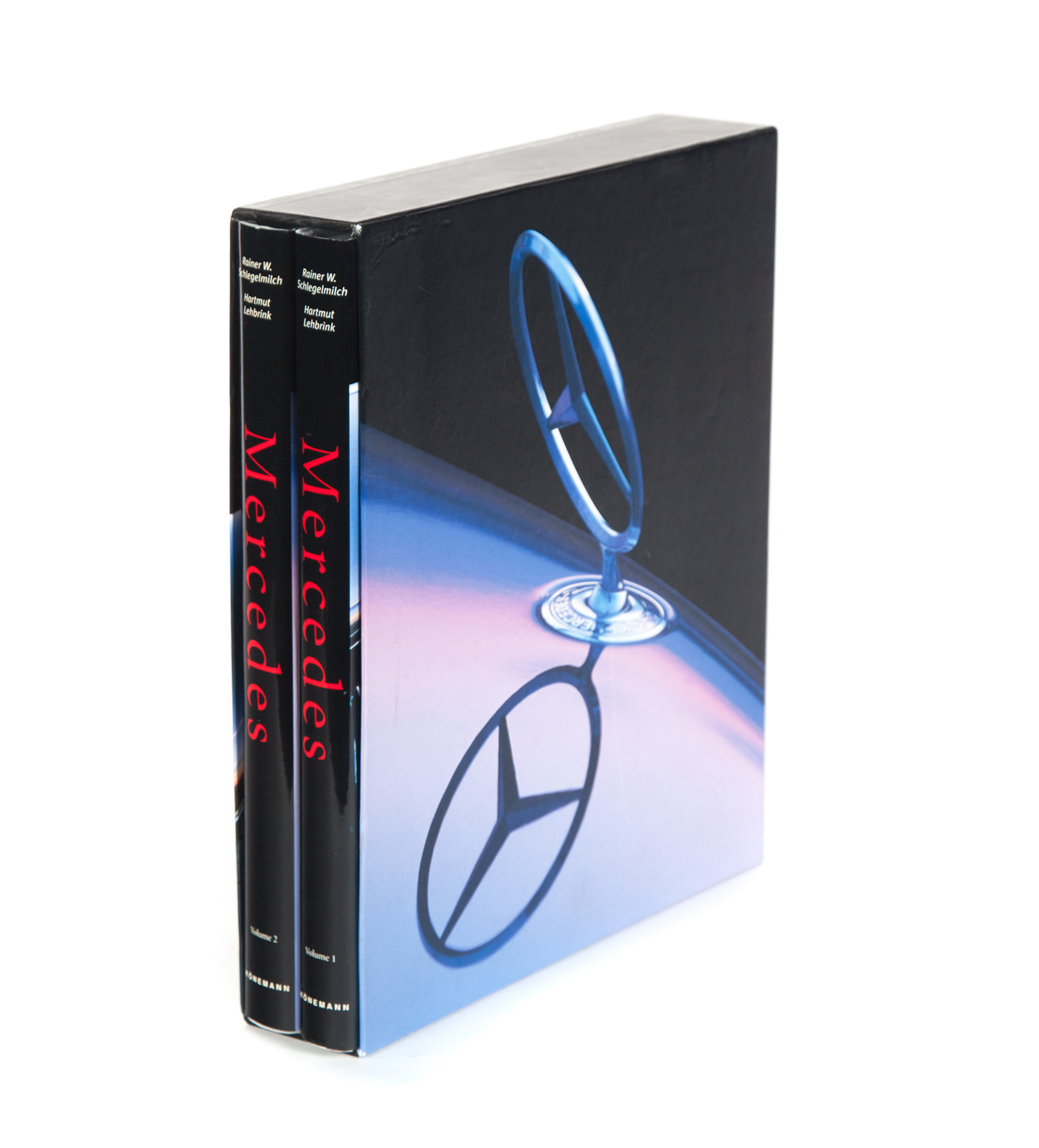 Appraisal: MERCEDES TWO VOLUME BOXED SET Hardcovers by Rainer Schlegelmich published