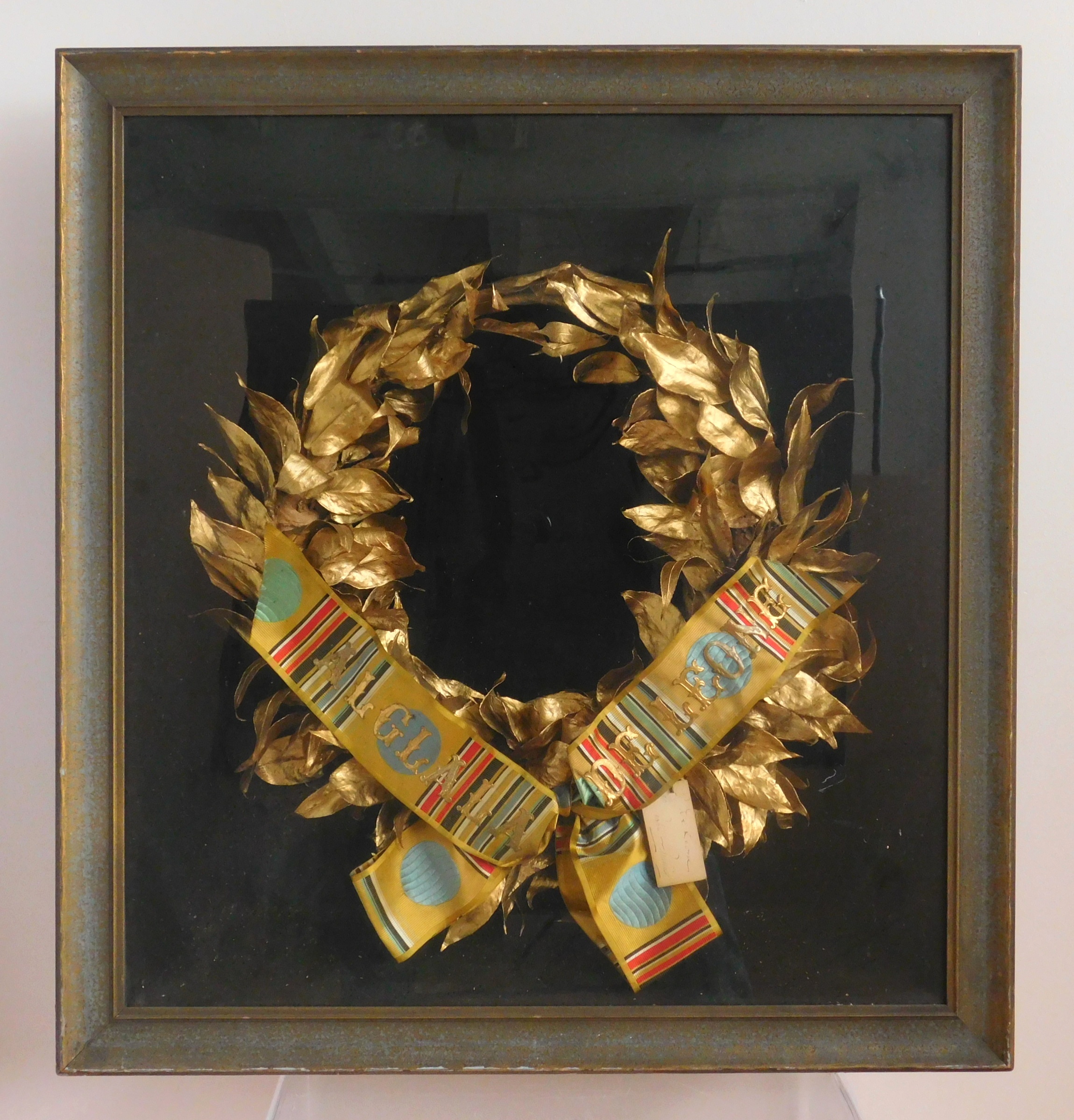 Appraisal: Early th c Commemorative wreath From Cleveland Opera Co history-