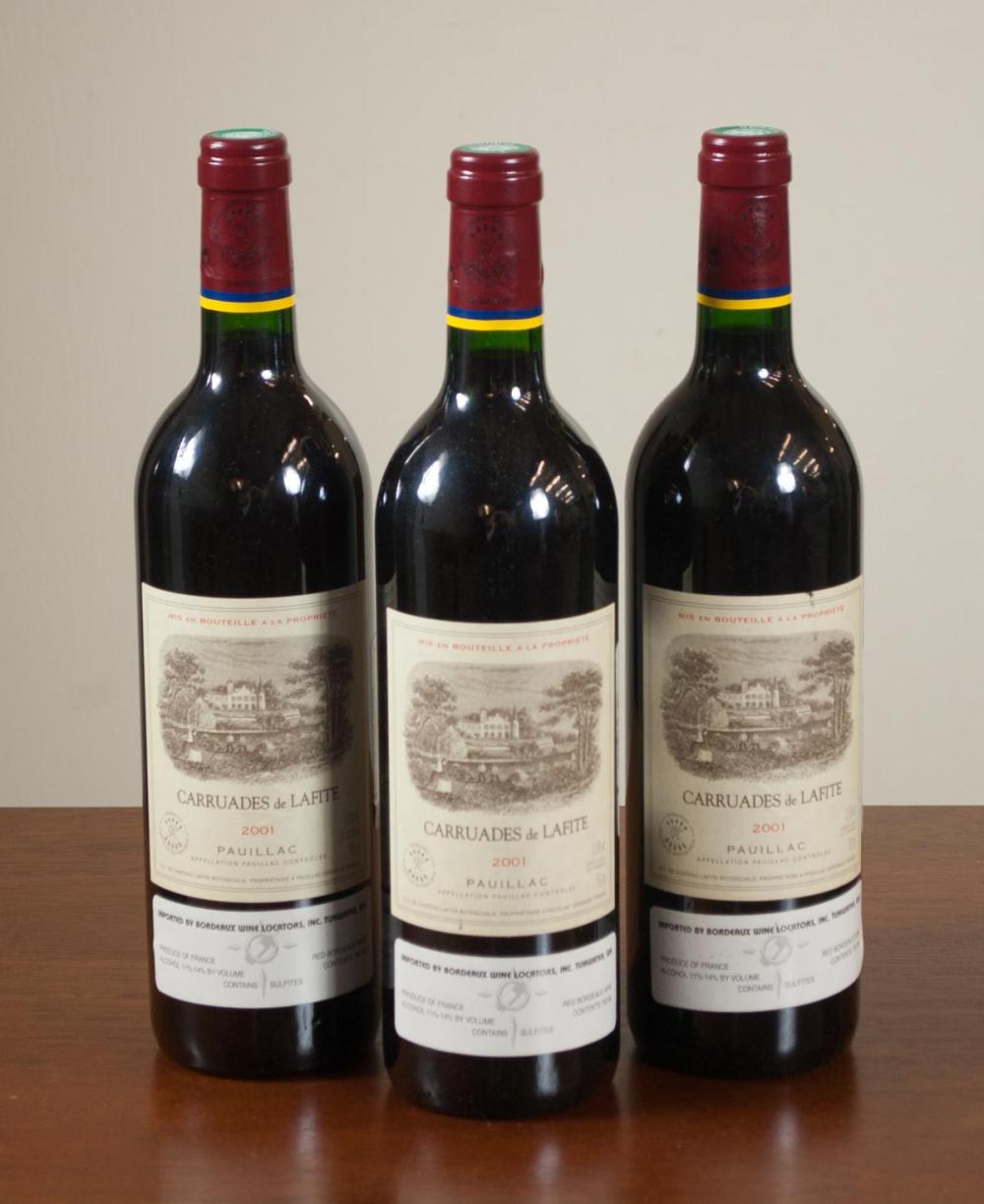 Appraisal: CHATEAU LAFITE ROTHSCHILD 'CARRUADES DE LAFITE' RED BORDEAUX Pauillac Franc