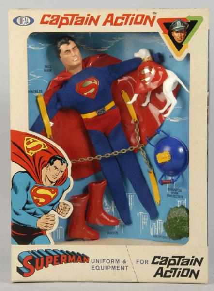 Appraisal: Superman Uniform in Box Description set by Ideal Uniform equipment