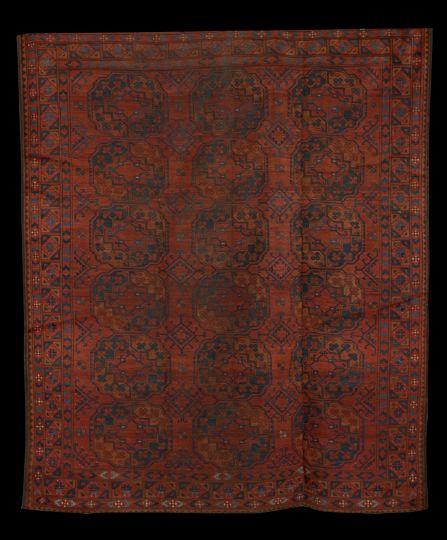 Appraisal: Antique Afghan Ersari Carpet ' x '