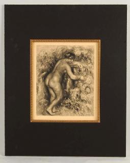 Appraisal: Renoir Etching of Nude Lady Henri Matisse Portraits This lot