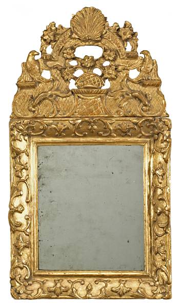 Appraisal: A R gence giltwood mirror first half th century The