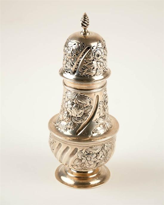 Appraisal: An English Sterling Muffineer or Castor having a London date